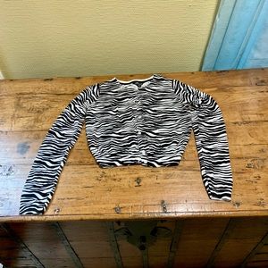 George Great Condition Zebra Sweater